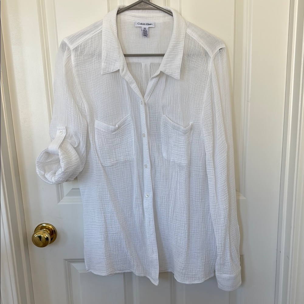 Calvin Klein White Blouse